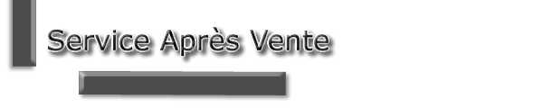 service après vente