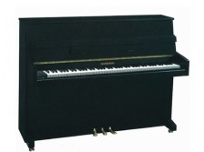 Piano droit noir brillant heineman 110 m
