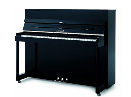 Piano droit noir brillant sauter 114